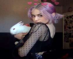 Joyce is in mad love with her pet. She has a rabbit and took proper care of rabbit like a little kid.